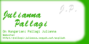 julianna pallagi business card